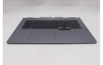 Lenovo 5CB1S90413 C-Cover with keyboard, Russian, Luna Grey, RGB Backlight