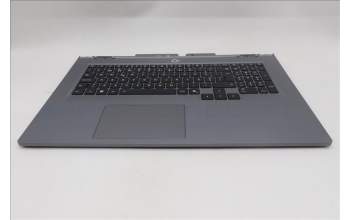 Lenovo 5CB1S90421 C-Cover with keyboard, Portuguese, Luna Grey, RGB Backlight, UK