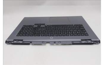 Lenovo 5CB1S90424 C-Cover with keyboard, Nordic, Luna Grey, RGB Backlight, UK