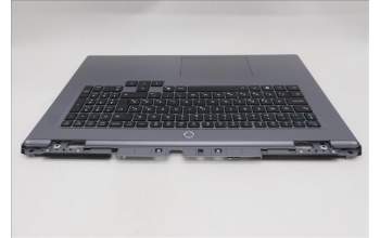 Lenovo 5CB1S90428 C-Cover with keyboard, Hungarian, Luna Grey, RGB Backlight, UK