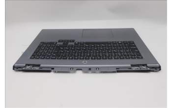 Lenovo 5CB1S90431 C-Cover with keyboard, Slovenian, Luna Grey, RGB Backlight, UK