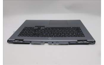Lenovo 5CB1S90435 C-Cover with keyboard, French Arabic, Luna Grey, RGB Backlight, UK