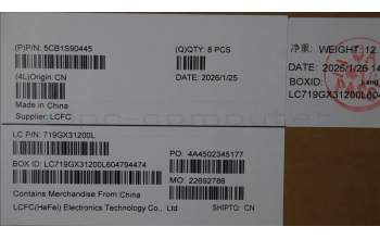 Lenovo 5CB1S90445 COVER HUD W/KB_ENG L 21TR LG