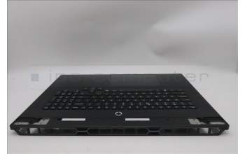 Lenovo 5CB1S90670 C-Cover with keyboard, US English Euro, Eclipse Black, US