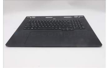 Lenovo 5CB1S90675 C-Cover with keyboard, Greek, Eclipse Black, US