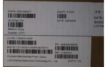 Lenovo 5CB1S90677 C-Cover with keyboard, Hungarian, Eclipse Black, UK