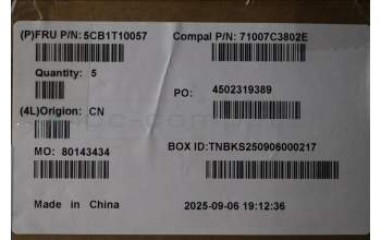 Lenovo 5CB1T10057 C-Cover with keyboard, Ukraine, White Backlight, US