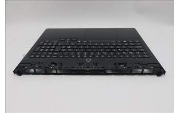 Lenovo 5CB1T18654 C-Cover with keyboard, Belgian, Eclipse Black , RGB Backlight, UK