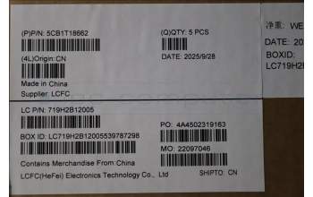 Lenovo 5CB1T18662 C-Cover with keyboard, French, Eclipse Black , RGB Backlight, US