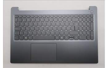 Lenovo 5CB1T18705 C-Cover with keyboard, Nordic, Luna Grey, Backlight, UK