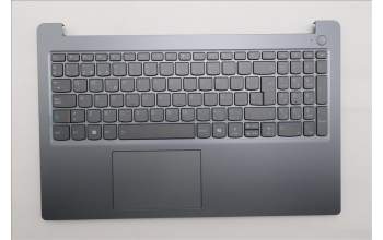 Lenovo 5CB1T18709 C-Cover with keyboard, Spanish, Luna Grey, Backlight, UK