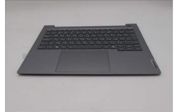 Lenovo 5CB1T52998 C-Cover with keyboard, Bulgarian, Arctic Grey, Backlight, UK