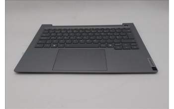 Lenovo 5CB1T53015 C-Cover with keyboard, Portuguese, Arctic Grey, Backlight, UK