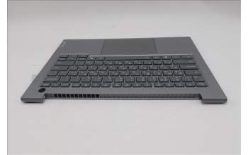 Lenovo 5CB1T53016 C-Cover with keyboard, Russian, Arctic Grey, Backlight, US