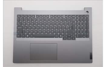 Lenovo 5CB1T57589 C-Cover with keyboard, UK English, Arctic Grey, Non-Backlight, UK