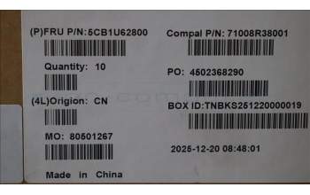 Lenovo 5CB1U62800 Lower Case, 83Q7