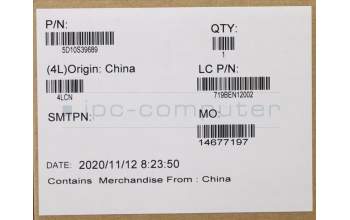 Lenovo 5D10S39689 Lenovo LCD Module,14\",UHD,Touch,Glossy,IPS,500nit