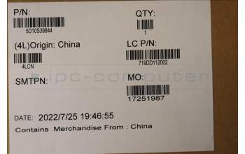 Lenovo 5D10S39844 DISPLAY LCD MODULE L 82RQ 60%