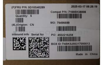 Lenovo 5D10S40289 DISPLAY HUD C 83JY 14SDC 2.8K NT TT FCC