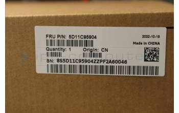 Lenovo 5D11C95904 Lenovo LCD Module, 16\", WQXGA, Non-Touch, Anti-Glare, IPS, 400nit, 100%sRGB, Colour Calibration