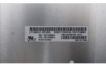 Lenovo 5D11D96811 DISPLAY FRU LG LP140WU1-SPB2 WUXGA IPS