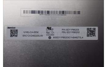 Lenovo 5D11P85202 DISPLAY FRU INX N160JCA-EEM C1 16.0 WUX
