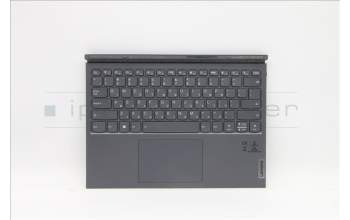 Lenovo 5D20Z51404 Externe Tastatur, Docking, Hebräisch, Schiefergrau, Hintergrundbeleuchtung