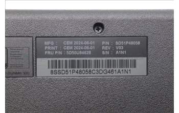 Lenovo 5D50U84628 AI Keyboard External,USB,French,Black