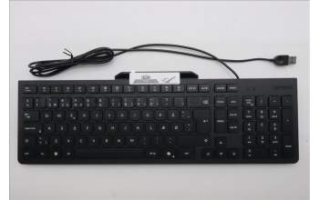 Lenovo 5D50U84776 AI Keyboard External, USB, Danish, Black
