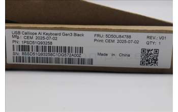 Lenovo 5D50U84788 DT_KYB CLP USB G3 BLK_JP