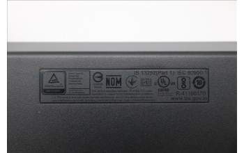 Lenovo 5D50U84791 AI Keyboard External, USB, Norwegian, Black