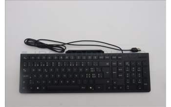 Lenovo 5D50U84800 AI Keyboard External, USB, Swiss French/German, Black