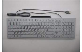 Lenovo 5D50U84891 Keyboard External, USB, Russian/Cyrillic, Cloud Grey