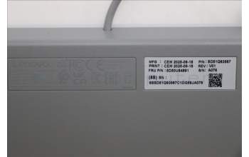 Lenovo 5D50U84891 Keyboard External, USB, Russian/Cyrillic, Cloud Grey