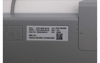 Lenovo 5D50U84910 Keyboard External, USB, Czech/Slovakian, Cloud Grey