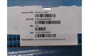 Lenovo 5D78C21795 TB350 Mic foam&*HQ2220426W000 CS