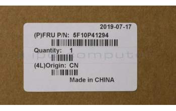 Lenovo 5F10P41294 FAN FAN L80WY W/MBMylar,StrainGaugeMylar