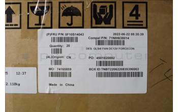 Lenovo 5F10S14043 System FAN 82SD 12V