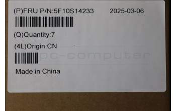 Lenovo 5F10S14233 FAN R+L 83KF