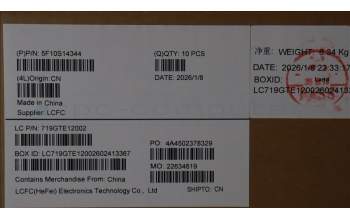 Lenovo 5F10S14344 FAN FAN L 83NN FCN