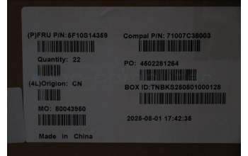 Lenovo 5F10S14359 Fan 83SC