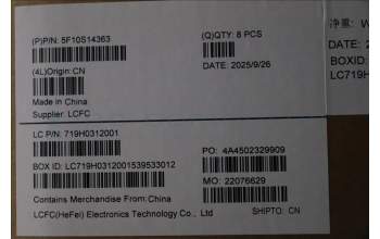 Lenovo 5F10S14363 FAN 83RV THM1