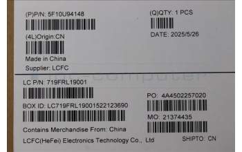 Lenovo 5F10U94148 12025 7Pin ARGB Top Fan 520 N