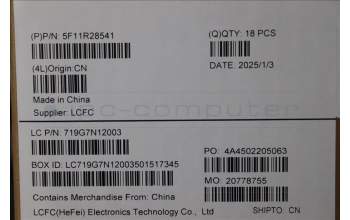 Lenovo 5F11R28541 FAN 83JM AVC(L+R)