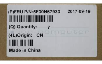 Lenovo 5F30N67933 FP-Modul C 80x7 mit Kabel, silber