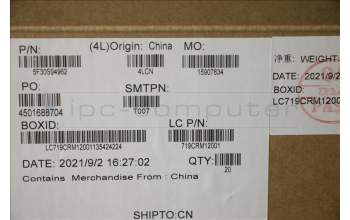 Lenovo 5F30S94962 FINGER_PRT FP BD L 21B1