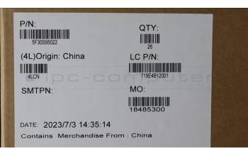 Lenovo 5F30S95022 FINGER_PRT L 82XA