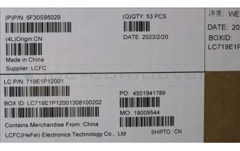 Lenovo 5F30S95029 FP BD L 82XM