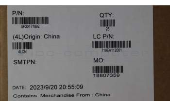 Lenovo 5F30T71892 FINGER_PRT FP BD L 83EM