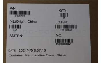 Lenovo 5F30T71916 FP BD L 83E6